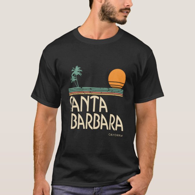 Camiseta Santa Barbara California Palms (Frente)