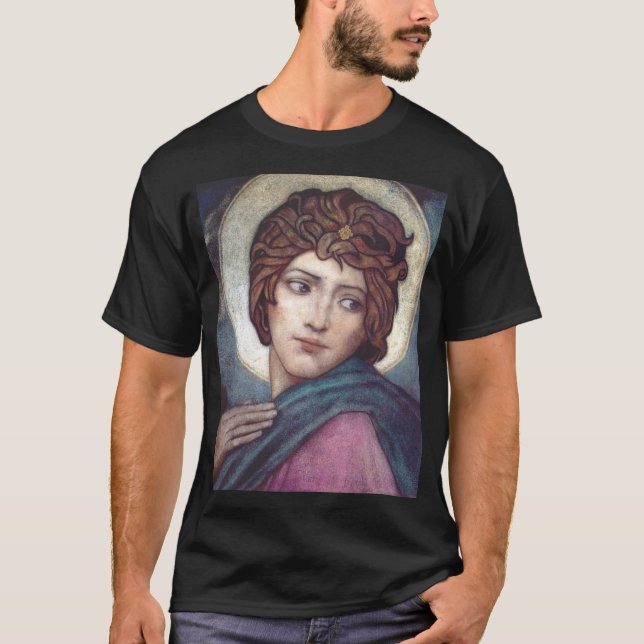 Camiseta Santa Brígida de Kildare Arte Céltico Sagrado (Frente)
