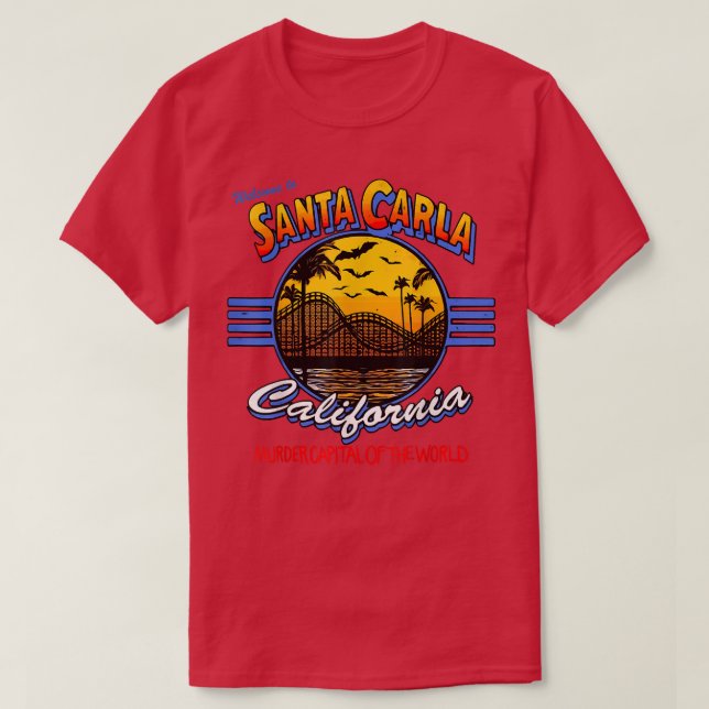 Camiseta Santa Carla For Men And Women  (Frente do Design)