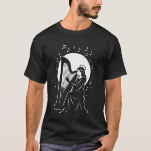 Camiseta Santa Cecília Confirmação Harpa Católica Santa Pad