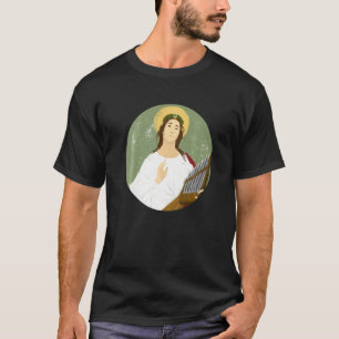Camiseta Santa Cecília Padroeira dos Músicos Música Católic