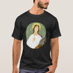 Camiseta Santa Cecília Padroeira dos Músicos Música Católic