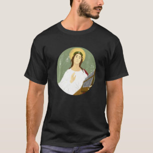 Camiseta Santa Cecília Padroeira dos Músicos Música Católic