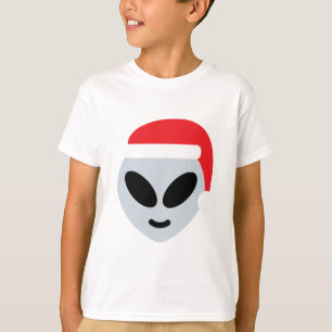 Camiseta santa claus alienígena emoji