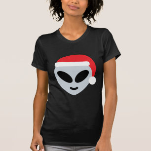Camiseta santa claus alienígena emoji