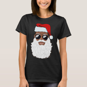 Camiseta Santa Claus Black Xmas Papai noel Afro-Americano