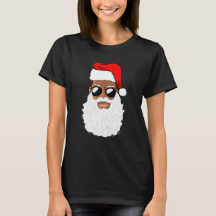 Camiseta Santa Claus Black Xmas Papai noel Afro-Americano