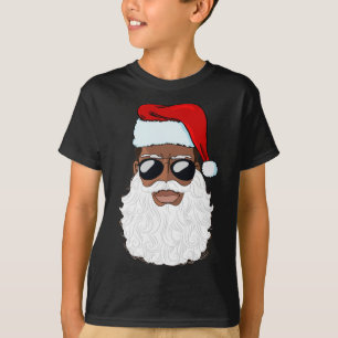 Camiseta Santa Claus Black Xmas Papai noel Afro-Americano