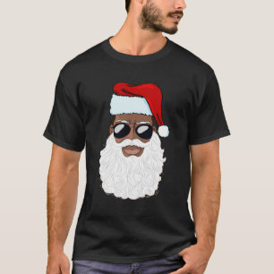 Camiseta Santa Claus Black Xmas Papai noel Afro-Americano