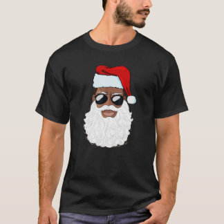 Camiseta Santa Claus Black Xmas Papai noel Afro-Americano