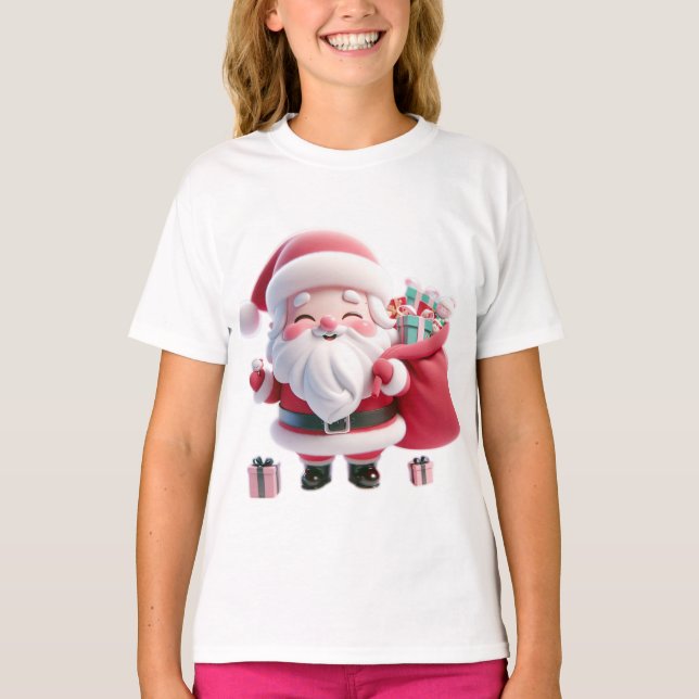 Camiseta Santa Claus design (Frente)