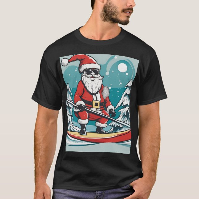 Camiseta Santa Claus Divertido (Frente)