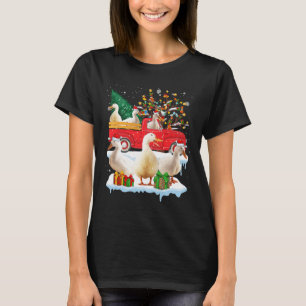 Camiseta Santa Claus Duck Ride Red Truck Tree Christma