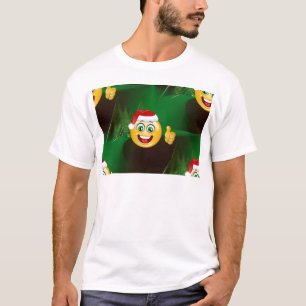Camiseta santa claus emojis