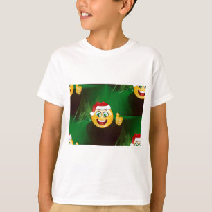 Camiseta santa claus emojis