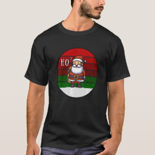 Camiseta Santa Claus Ho Ho Ho XMas Vintage Retro