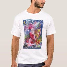 Camiseta SANTA CLAUS JOGANDO HARP Musical Night