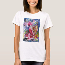 Camiseta SANTA CLAUS JOGANDO HARP Musical Night