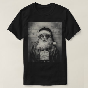 Camiseta Santa Claus Mugshot: Lista Maldita Enganou-se
