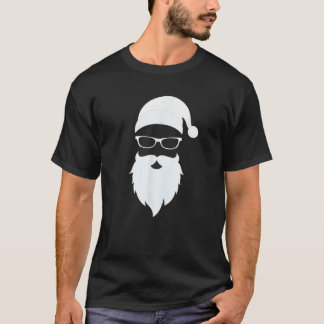 Camiseta Santa Claus Óculos Solares Hipsteres Engraçado Mul
