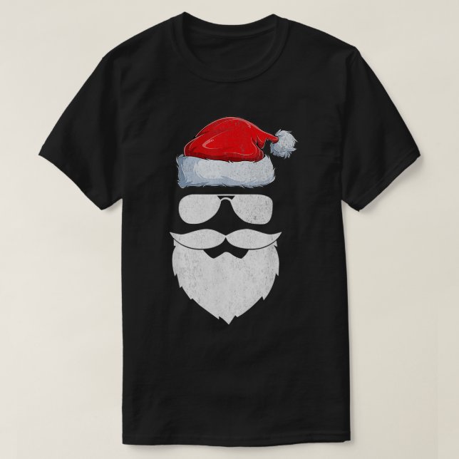 Camiseta Santa Claus Papais noeis de Natal Engraçado Natal (Frente do Design)