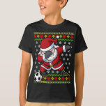Camiseta Santa Claus Soccer Dabbing Ugly Christmas<br><div class="desc">Santa Claus Soccer Dabbing Ugly Christmas</div>
