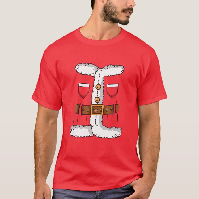 Camiseta Santa Claus Suit Costume (Frente)