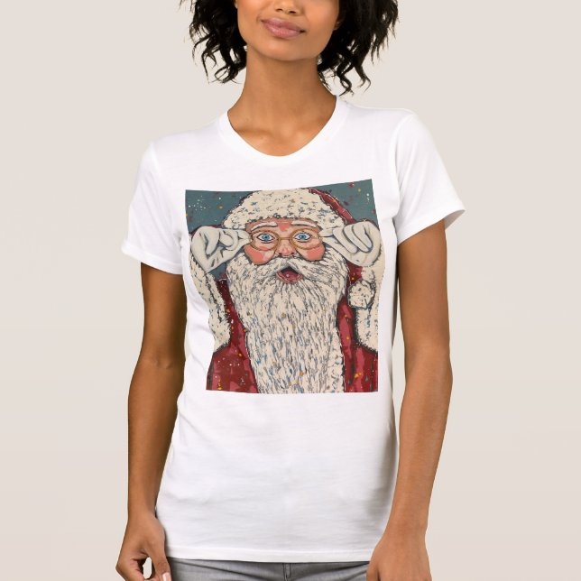 Camiseta Santa Claus Surprised (Frente)