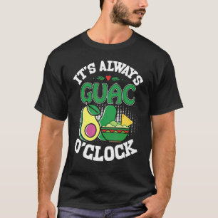 Camiseta Santa Comida Guacamole Guac O'Clock Avocado