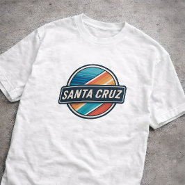 Camiseta Santa Cruz Retro Vintage Circular Praia Califórnia