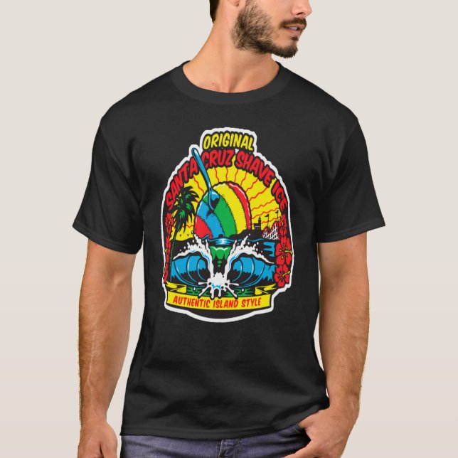 Camiseta Santa Cruz  Shave ice Classic T-Shirt (Frente)