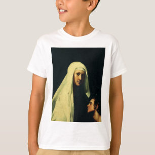 Camiseta Santa Francisca de Roma Anjo Guardião Arte Fina