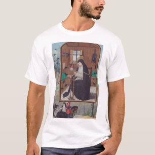 Camiseta Santa Gertrudes de Helfta por Simon Bening