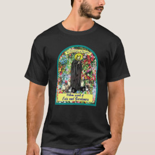 Camiseta Santa Gertrudes Padroeira dos Gatos Grande Nivelle