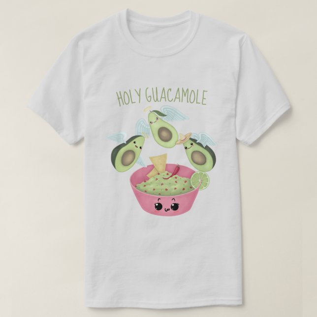 Camiseta Santa Guacamole (Frente do Design)