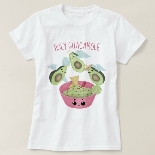 Camiseta Santa Guacamole (Frente do Design)