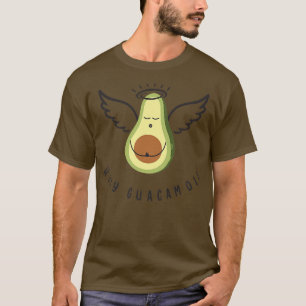 Camiseta Santa Guacamole Angel Saudável Supercomida Comida 