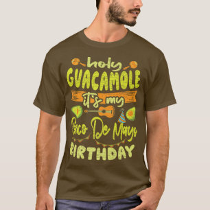 Camiseta Santa Guacamole Cinco De Mayo Birthday Meican Fies