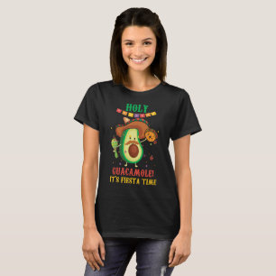 Camiseta Santa Guacamole, é Fiesta Time Cinco de Mayo