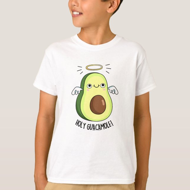 Camiseta Santa Guacamole Funny Goody Avocado Pun (Frente)