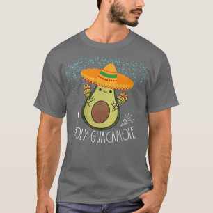 Camiseta Santa Guacamole Pun Meican Fiesta Avocado Salad Ve