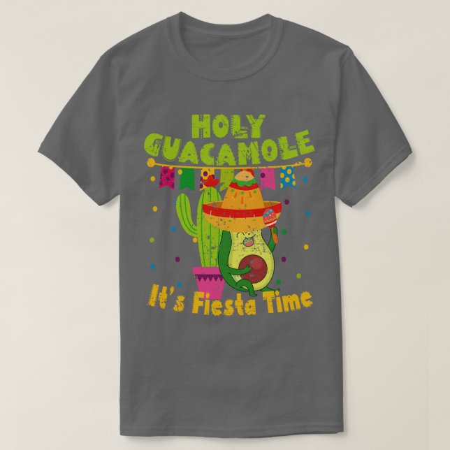 Camiseta Santa Guacamole Vegan Vegetarian Avocado (Frente do Design)