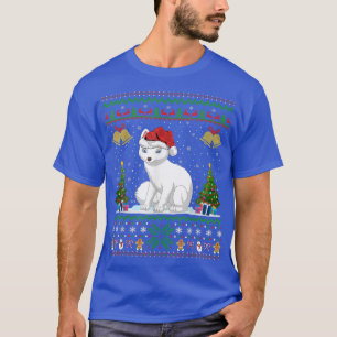 Camiseta Santa Hat Árctico Fo Xmas Iluminação Feia Árctico