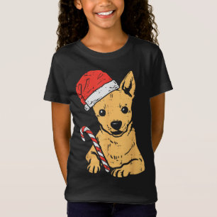 Camiseta Santa Hat Chihuahua Chiwawa Caos Natal