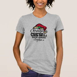 Camiseta Santa Hat Christmas Crew Matching Family