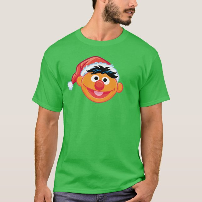 Camiseta Santa Hat Ernie (Frente)
