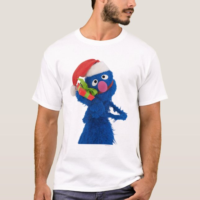 Camiseta Santa Hat Grover (Frente)