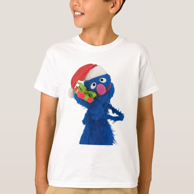 Camiseta Santa Hat Grover (Frente)