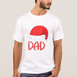 Camiseta Santa Hat Matching Family