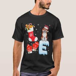 Camiseta Santa Hat Natal Stocks Holiday Akita Dog Lov